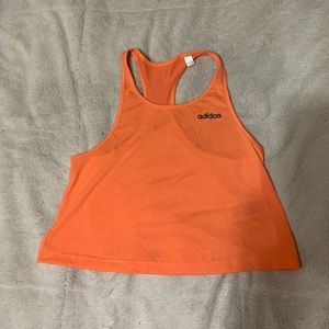 adidas crop tank top